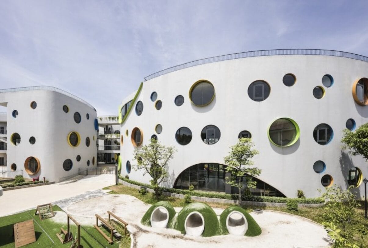Eco-Kindi that is stimulating, safe and sustainable. The design of a new eco-kindergarten by LAVA with Module K and Viet Décor features spaces encouraging curiosity, activity-based learning and interaction with nature for the next generation of Vietnamese children.