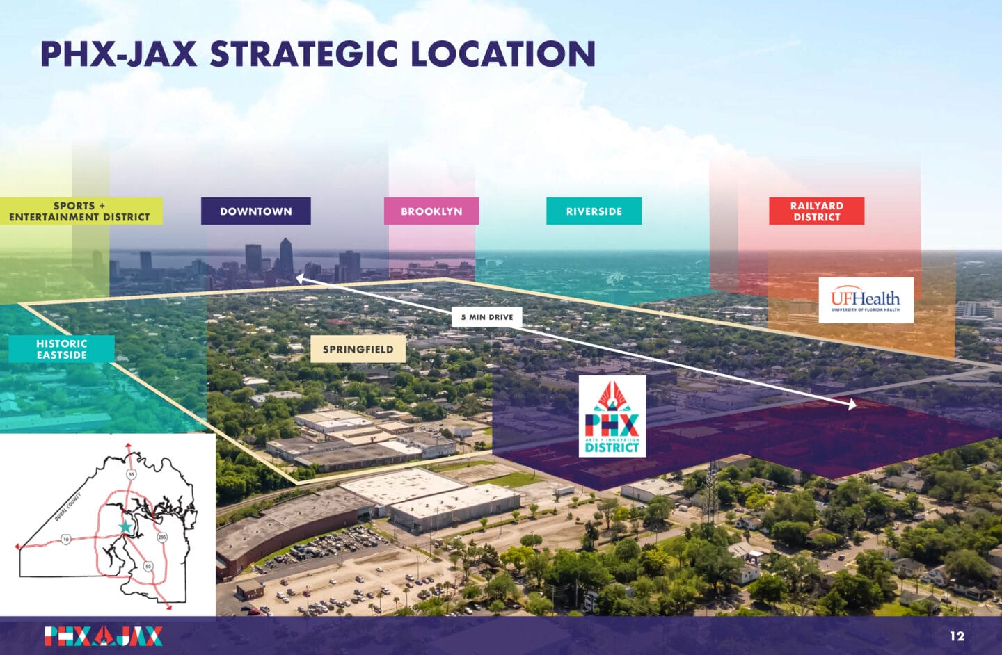 Phoenix Art & Innovation District Strategic Location Map