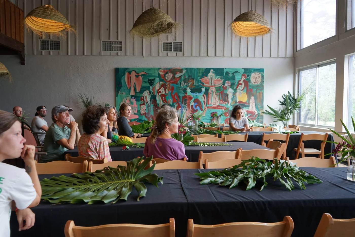 A hands-on workshop in the Lodge at ChoZen