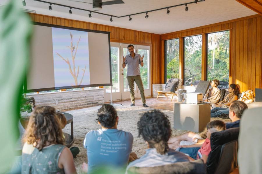 Hands-on learning session at ChoZen, Sebastian, Florida